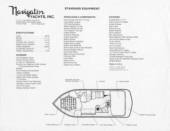 Navigator 34 Brochure