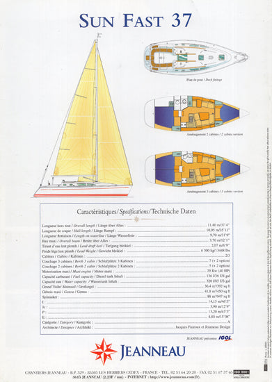 Jeanneau Sun Fast 37 Brochure