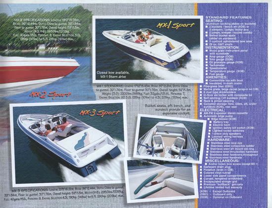 Marada 1997 Brochure SailInfo I boatbrochure