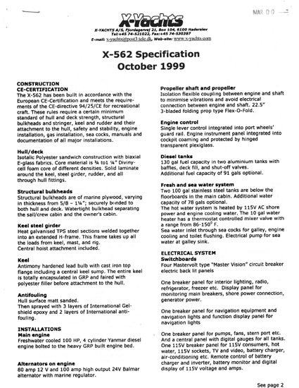 X-562 Brochure