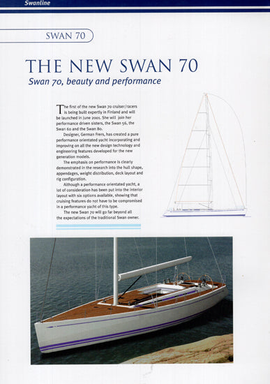 Nautor's Swan 70 Preliminary Brochure