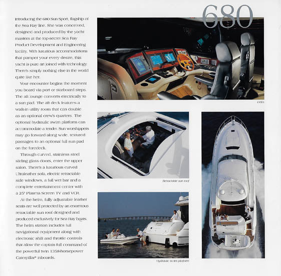 Sea Ray 680 Sun Sport Brochure