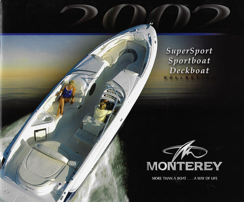 Monterey 2002 Sport Boat Brochure