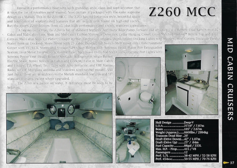 Mariah 1999 Brochure