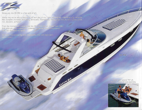 doa  パンフレット Donzi 2002 Brochure – SailInfo I boatbrochure.com