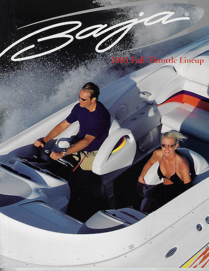 Baja 2003 Brochure