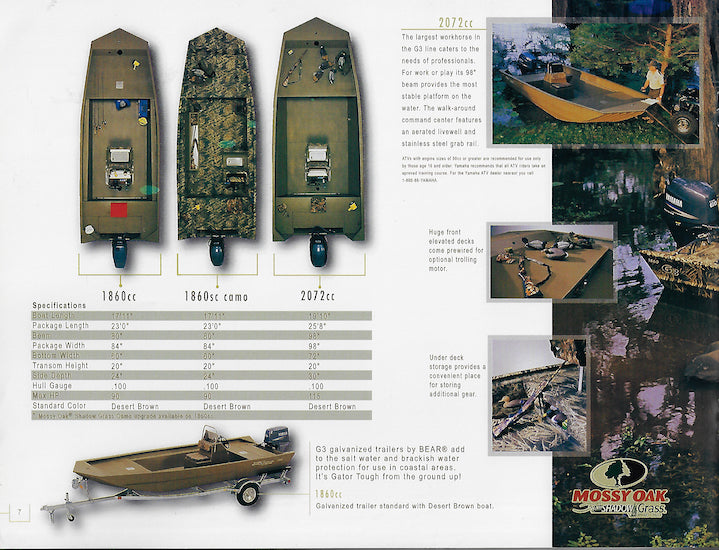 G3 2003 Jonboats Brochure