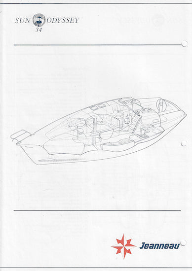 Jeanneau Sun Odyssey 34 Specification Brochure
