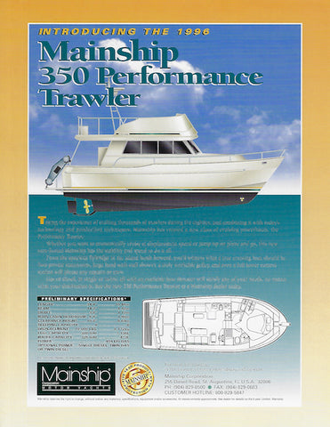 Mainship 350 Trawler LaunchBrochure