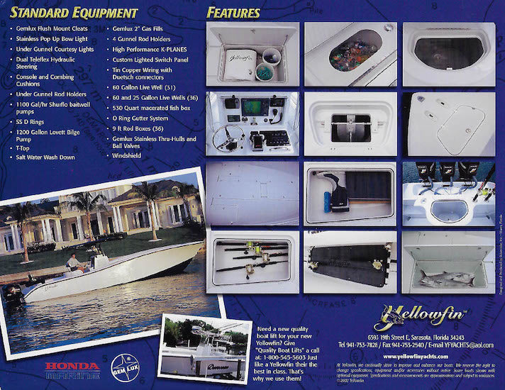 Yellowfin 2003 Brochure