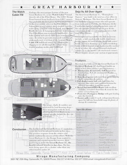 Mirage Great Harbour 47 Brochure
