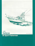 Hatteras 36 Sport Fisherman Specification Brochure