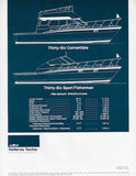 Hatteras 36 Sport Fisherman & Convertible Launch Brochure