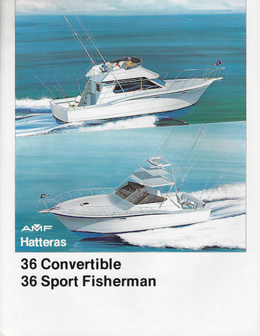Hatteras 36 Sport Fisherman & Convertible Launch Brochure