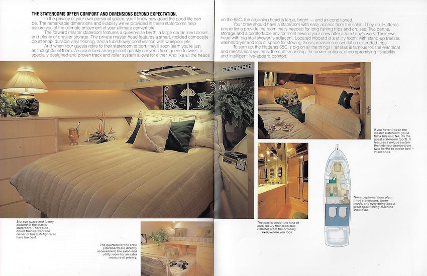 Hatteras 65 Convertible Brochure
