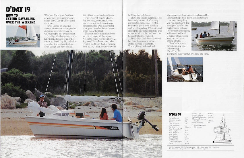 O'Day 1981 Daysailers Brochure