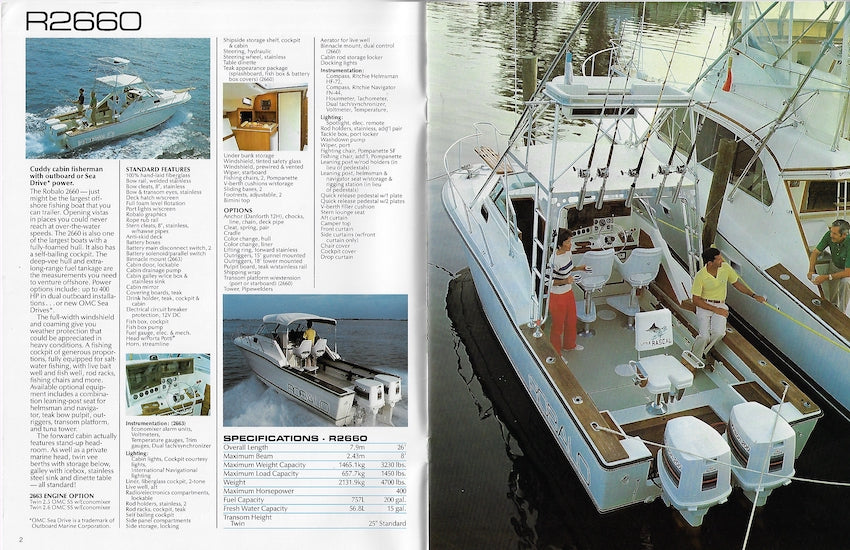 Robalo 1983 Brochure