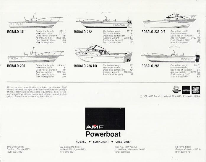 Robalo R260 Brochure