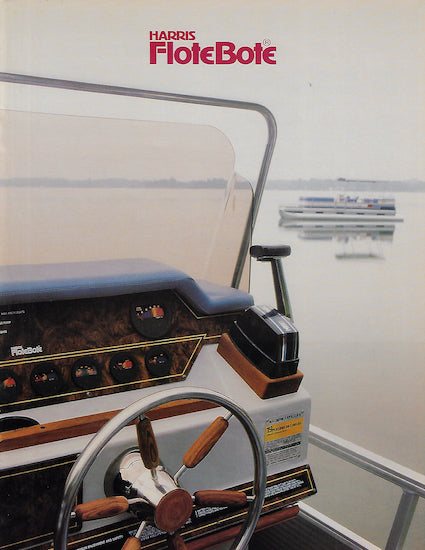 Harris 1988 FloteBote Pontoon Boat Brochure