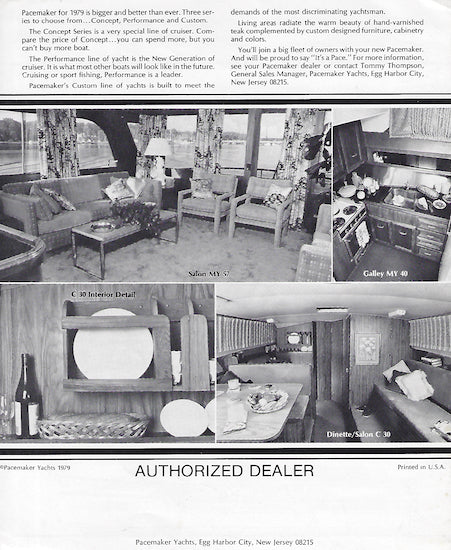 Pacemaker 1979 Brochure – SailInfo I boatbrochure.com