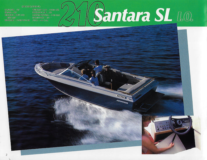 Four Winns 1986 Sport Boats Brochure