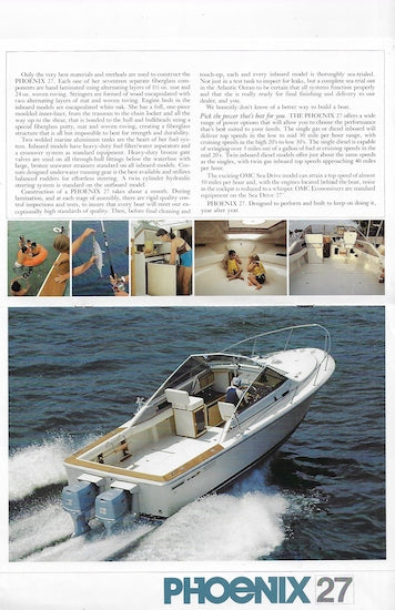 Phoenix 27 Brochure – SailInfo I boatbrochure.com
