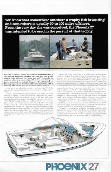 Phoenix 27 Brochure – SailInfo I boatbrochure.com
