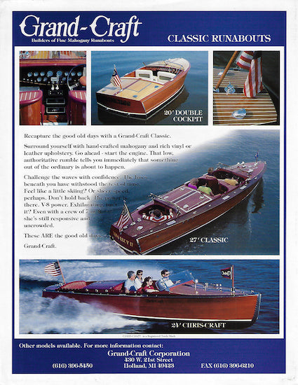 Grand Craft Sport Runabouts Brochure