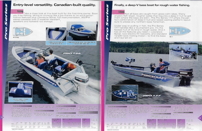 Princecraft 1994 Fishing Brochure