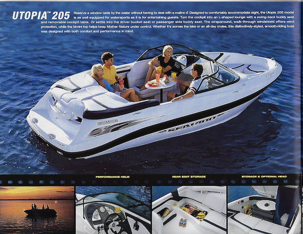 Sea Doo 2004 Sport Boats Brochure – SailInfo I boatbrochure.com