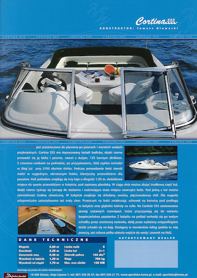 Delphia Cortina 555 Brochure