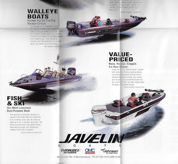 Javelin 1997 Fold Out Brochure