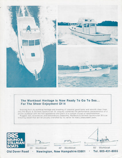 B&S 35 Sportcruiser Brochure