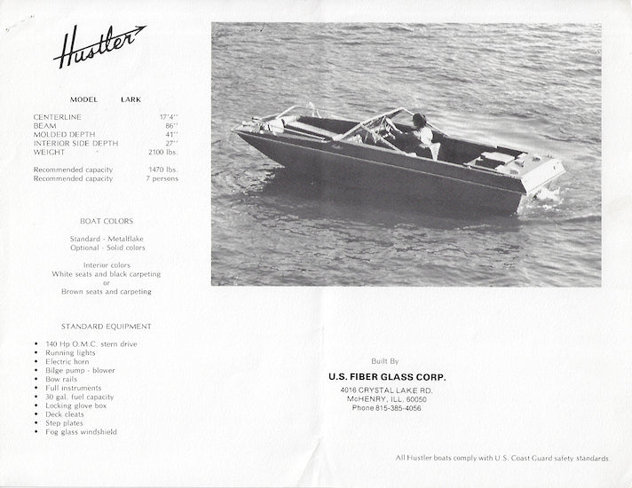 US Hustler Lark Brochure