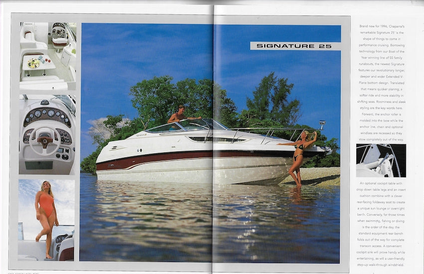 Chaparral 1996 Cruisers Brochure