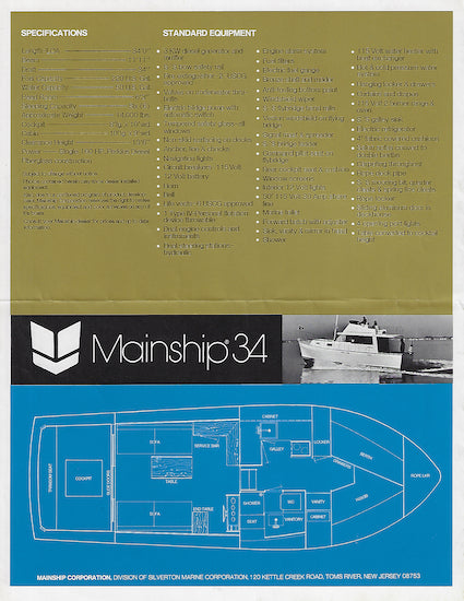 Mainship 34 Brochure