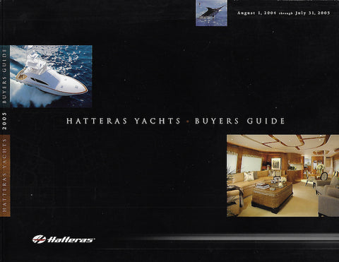 Hatteras 2005 Buyer's Guide Brochure