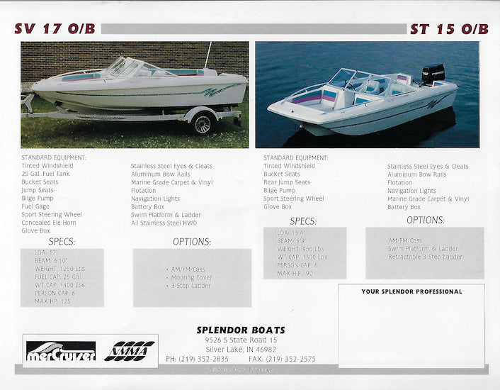 Splendor 2000s Brochure