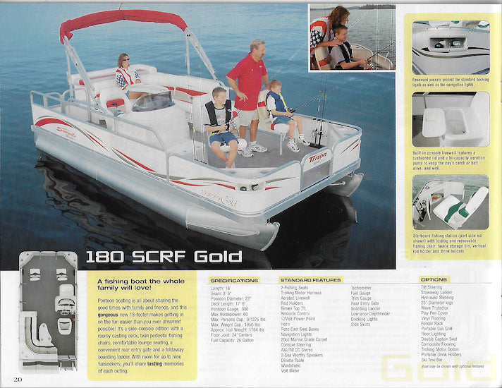 Triton 2005 Summit Pontoon Brochure