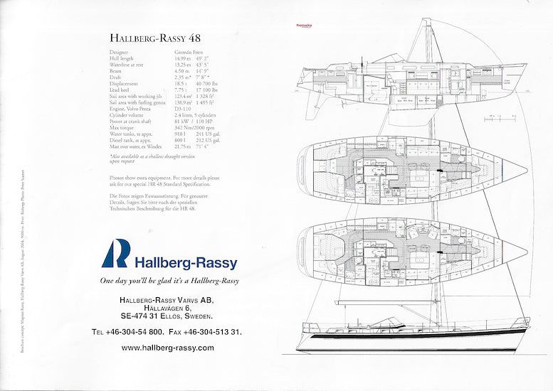 Hallberg-Rassy 48 Brochure