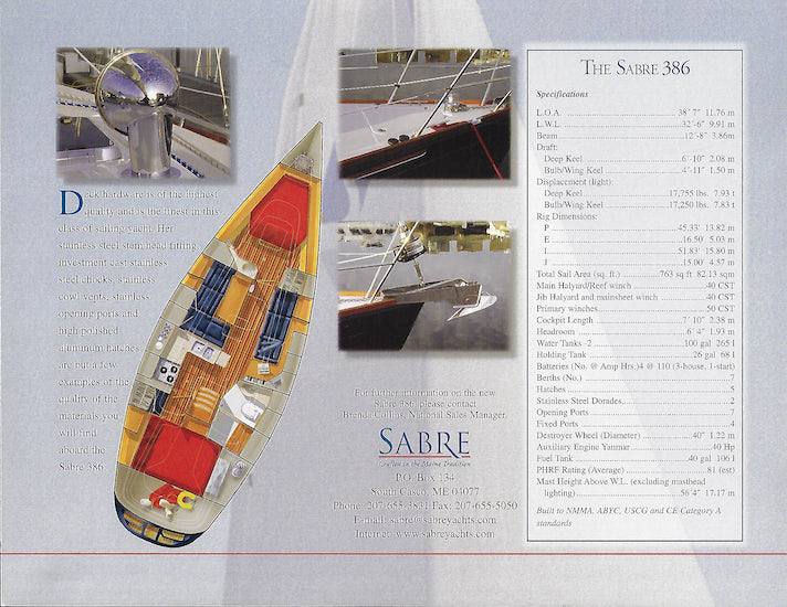 Sabre 386 Brochure