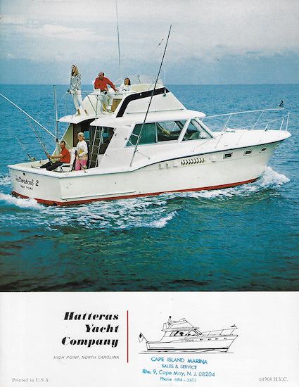 Hatteras 38 Convertible Brochure