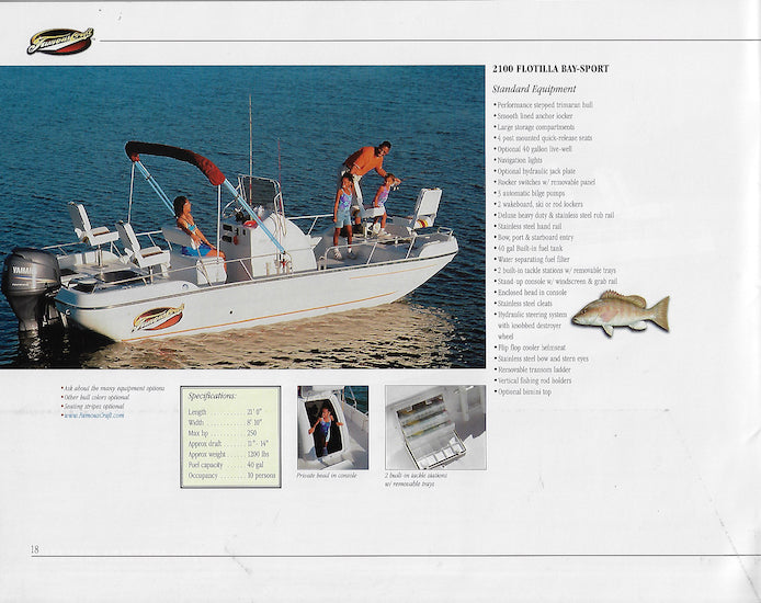 Famous Craft 2004 Brochure