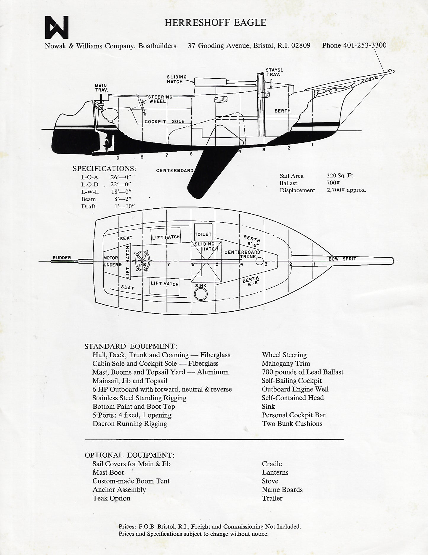 Herreshoff Eagle Brochure