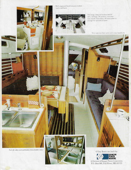 O’Day 39 Motorboating & Sailing Magazine Reprint Brochure