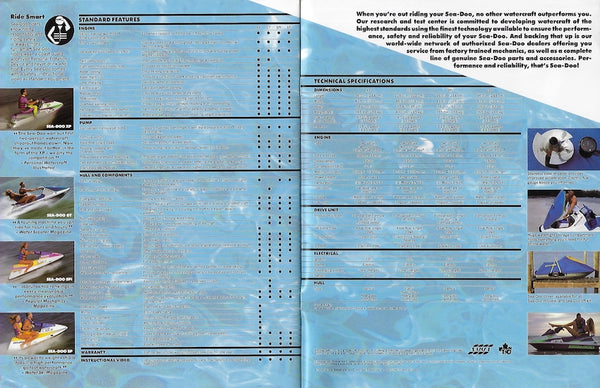 Sea Doo 1991 Watercraft Brochure – SailInfo I boatbrochure.com