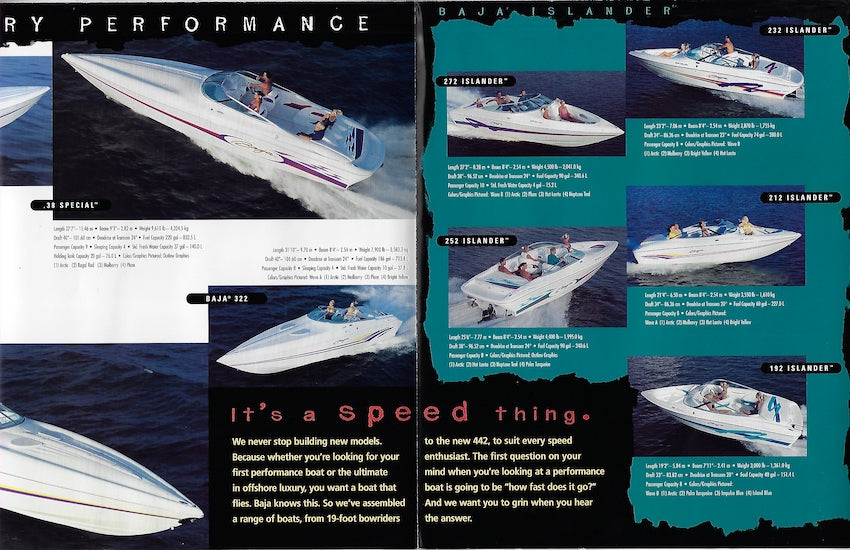 Baja 1999 Poster Brochure