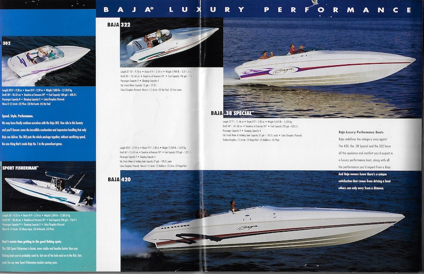 Baja 1998 Poster Brochure