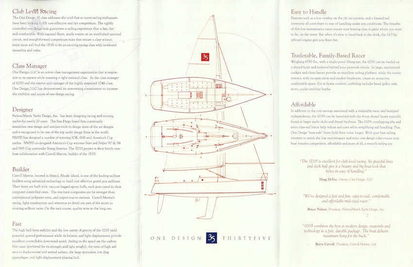 One Design 35 Brochure