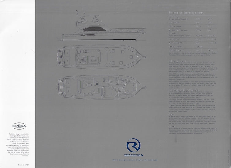 Riviera 51 Flybridge Convertible Brochure